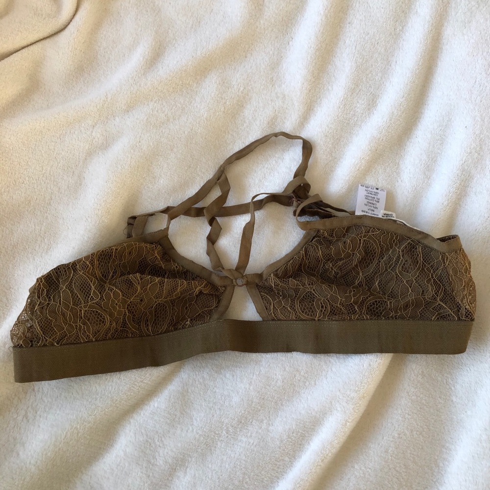 Green Lace Bralet